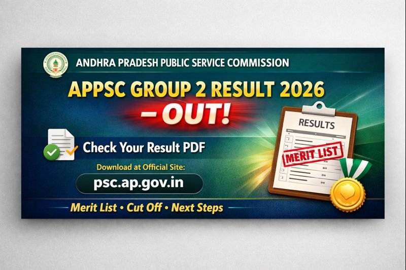 APPSC Group 2 Result Out 2026 | Andhra Pradesh Group 2 Result Link
