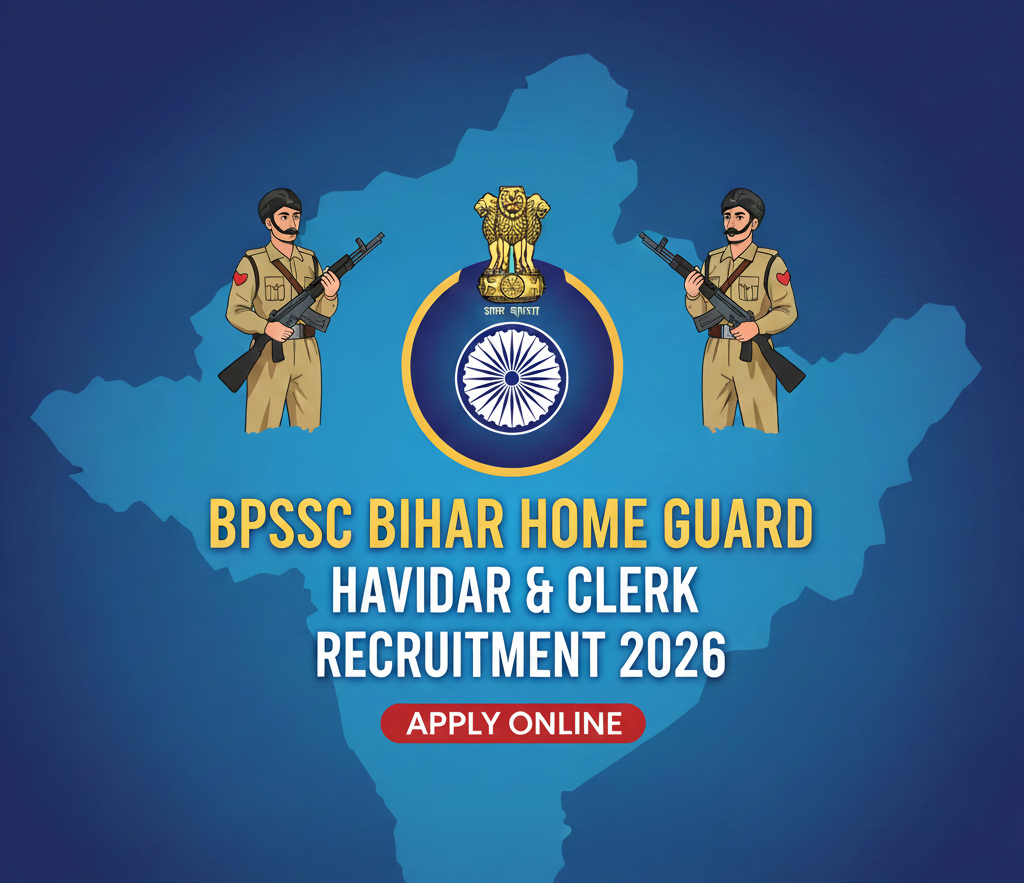 BPSSC Bihar Home Guard Havildar Clerk Recruitment 2026: Apply Online for 64 Posts