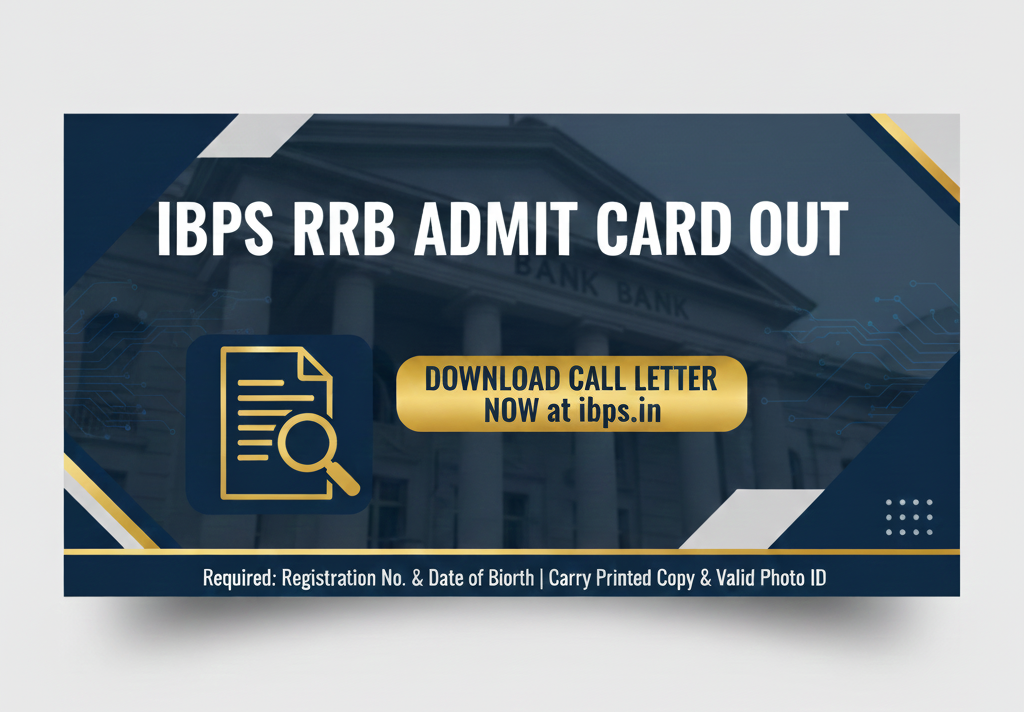 IBPS RRB 2025 Admit Card Released – Direct Link to Download Now