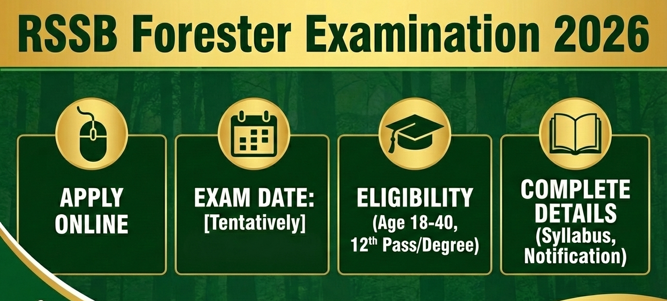 RSSB Forester Examination 2026: Apply Online, Exam Date, Eligibility & Complete Details